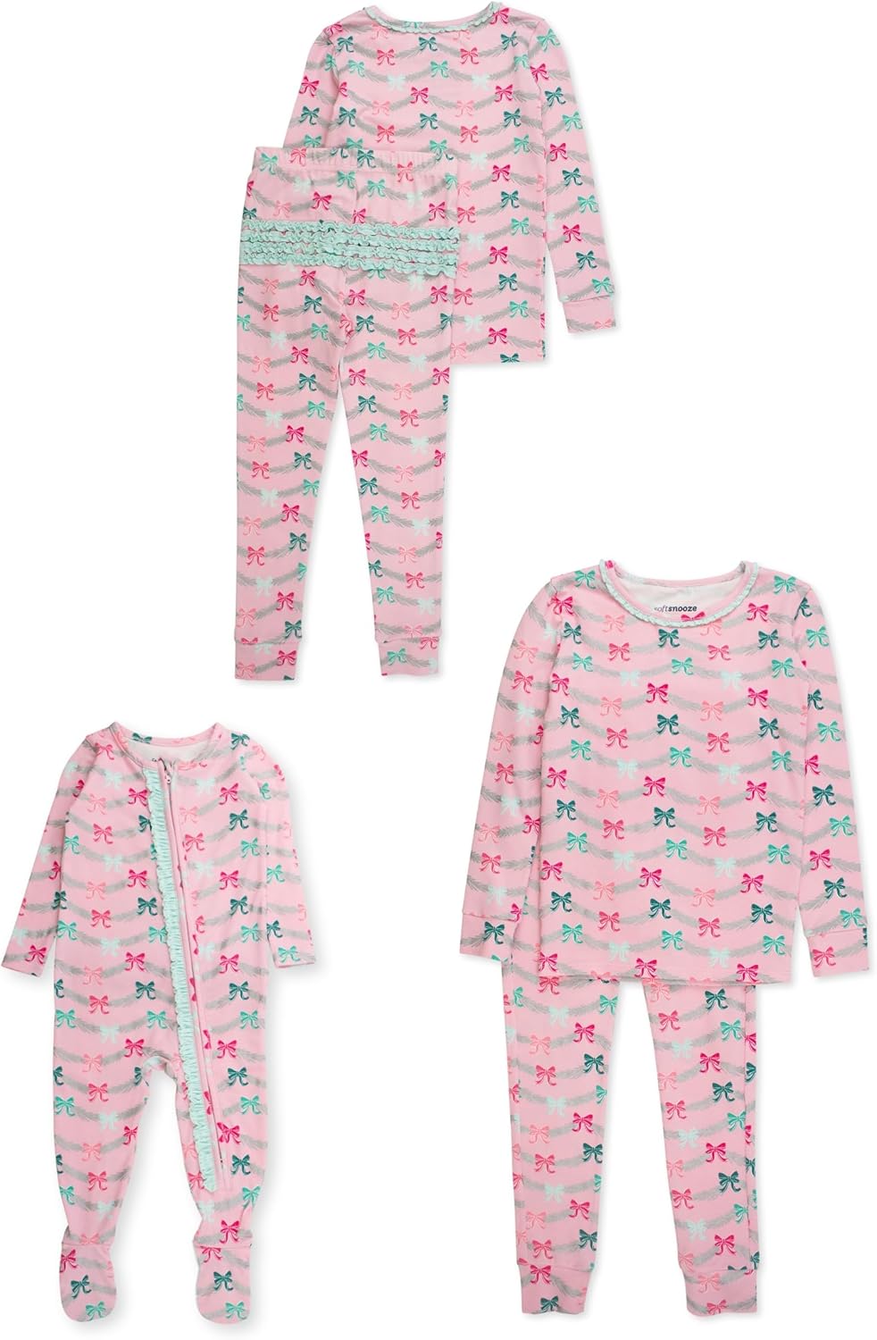 RuffleButts Modal Blend Holiday Nutcracker Dreams Family Matching Pajama Sets