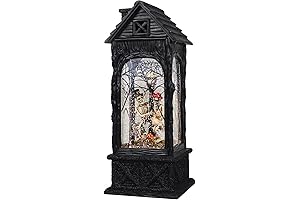 Eldnacele Halloween Ghost Projection Snow Globe Lantern: Illuminate Your Spooky Festivities