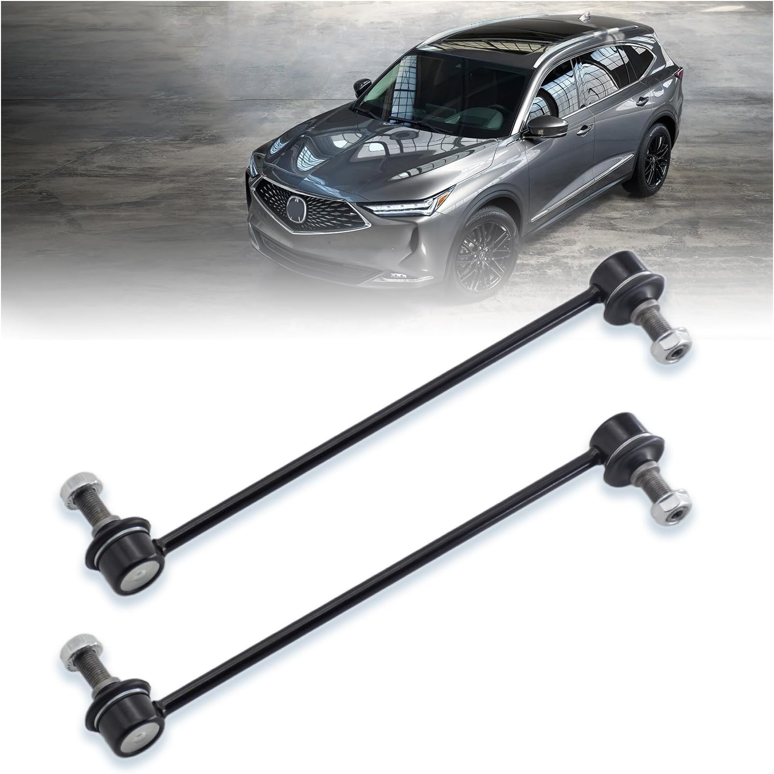 2Pcs K90349 Front Stabilizer Sway Bar Link Fit for Acura 2001-2013 MDX/ZDX, Fit for Honda 1999-2004 Odyssey, 2003-2015 Pilot, Fit for GMC 2018-2021 Terrain, Fit for Chevy 2018-2021 Equinox