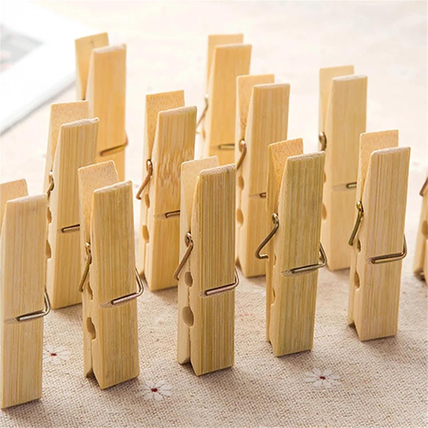 Clothes Pin 280pcs Food Sealing Clip Wooden Clothespin Heavy Duty Hangers 75mm Clips for Hanging