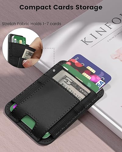 Miniatura 2 de SOFTGAS Cartera magnética para teléfono Apple MagSafe, soporte para tarjeta para iPhone 15 Pro Max15 Plus15 Pro15, 14 Pro Max14 Plus14 Pro14, 13 Pro