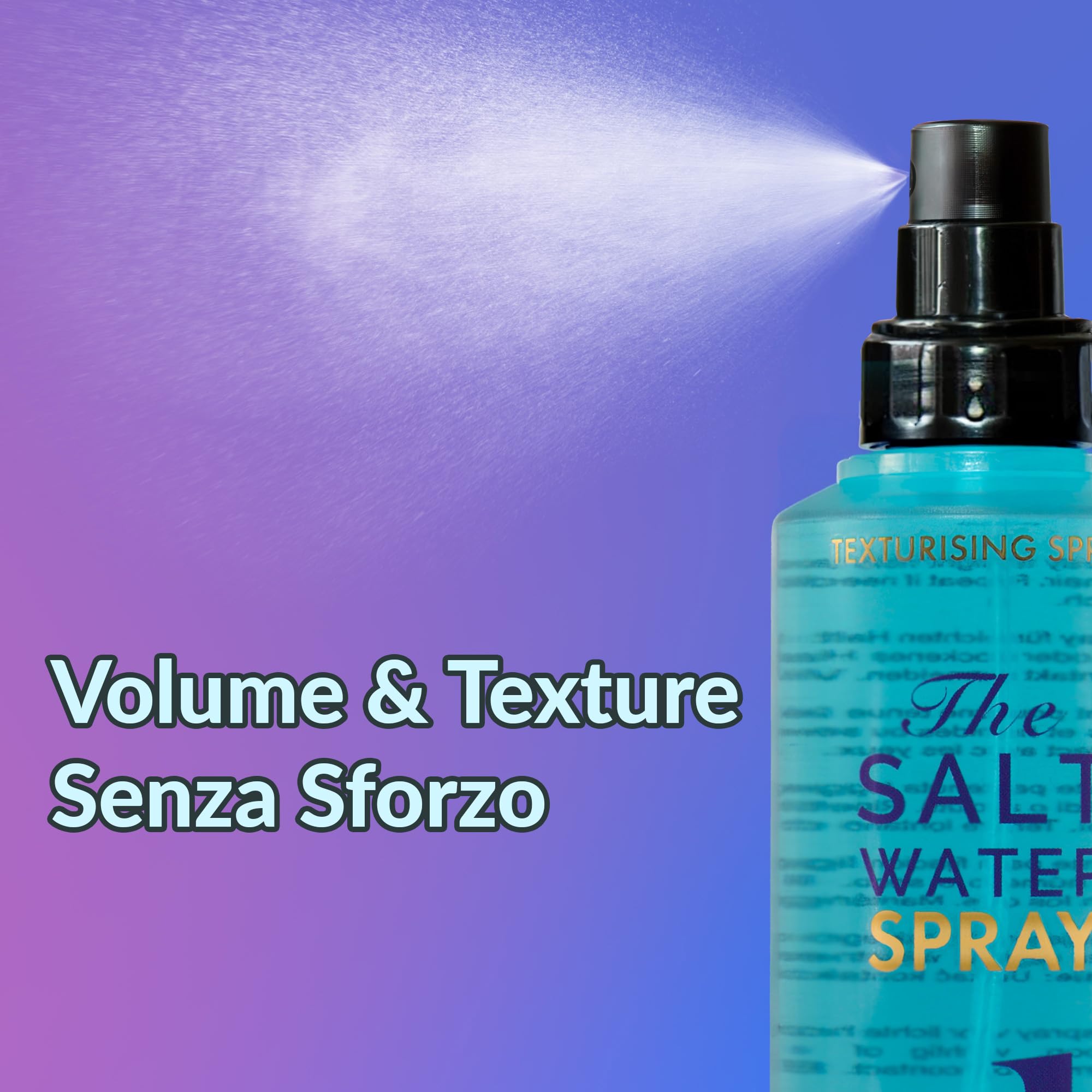 Spray Sale Marino per Capelli Younghair, Sea Salt Spray Beach Waves Effetto Onde Naturali, Volume e Texture per Capelli Mossi e Ricci, 250 ml