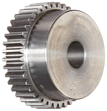 Boston Gear YA14 Spur Gear, Steel, Inch, 20 Pitch, 0.313" Bore, 0.800" OD, 0.500" Face Width, 14 Teeth