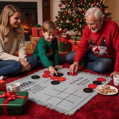 Miniatura 9 de Bolaball - Juego de mesa gigante 3 en 1, la vieja, damas, ajedrez, reversible, juegos de jardín y patio para adultos, fiesta familiar, para niños,