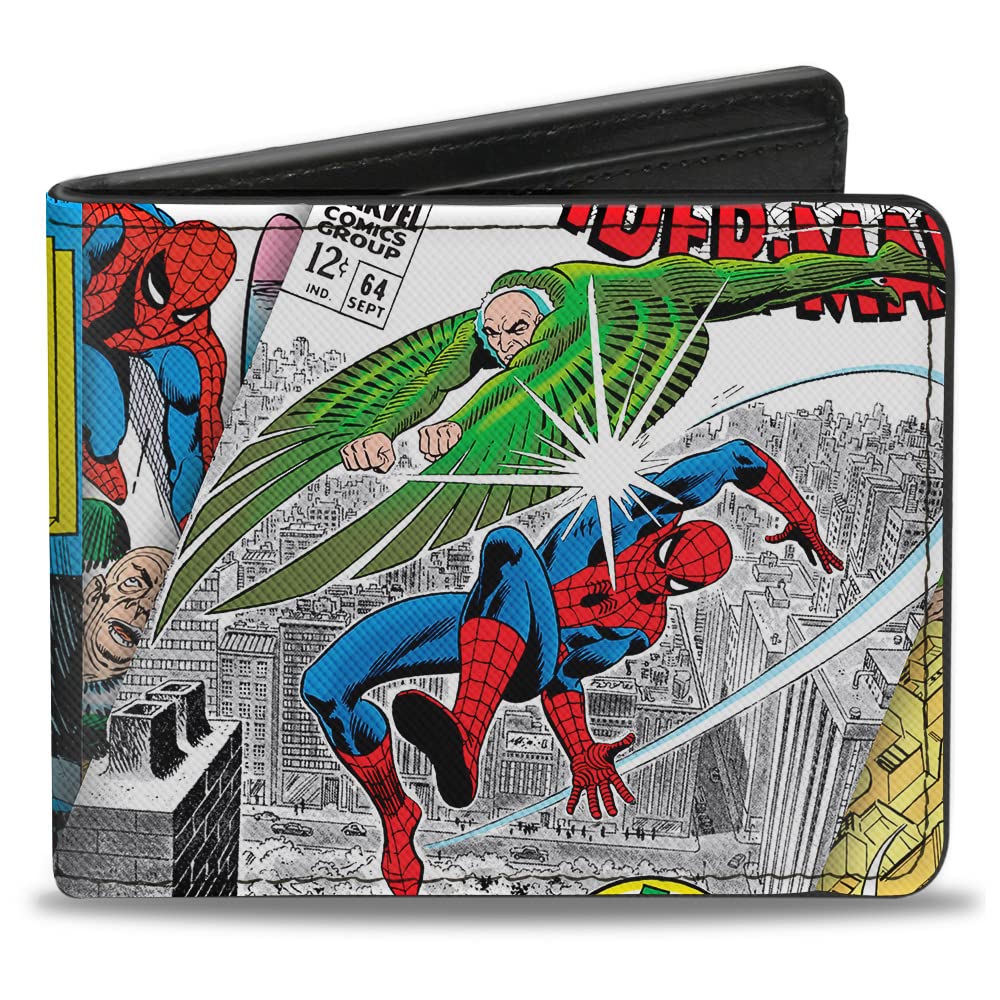 Buckle-Down Men's Spider-Man Battle + Vulture Gargoyle, Multicolor, Standard Size