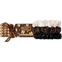 Slip Silk Hair Ties, Holiday Cracker Large Scrunchies, Beau, Set of 3
