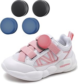 4 Pack AirTag Holder for Kids Children Shoes, 2 Black & 2 Dark Blue