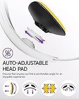 Vista 3 de EasySMX Q20 Headset Strap for Quest 2 - Accessories for Quest 2 - Lite Design for Improved Comfort Support, Heat Dissipating Materials, Rebust Side