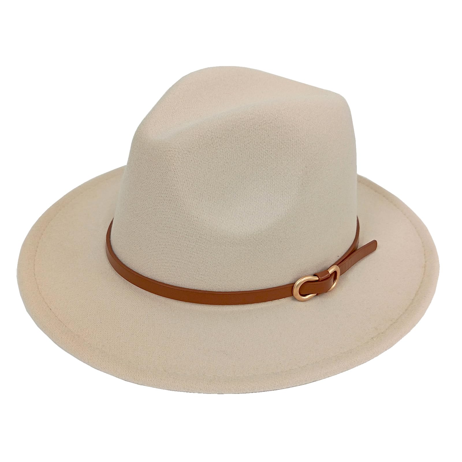 HEYANN Fedora Kapelusz męski, filcowy kapelusz z szerokim rondem, męski klasyczny kapelusz panamski, kapelusz damski, filcowy kapelusz Trilby, na imprezę