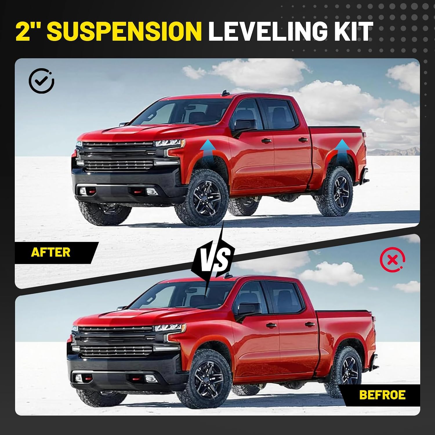 2" Leveling Kit for Chevy Colorado GMC Canyon 2wd/4wd 2015-2023 - 922