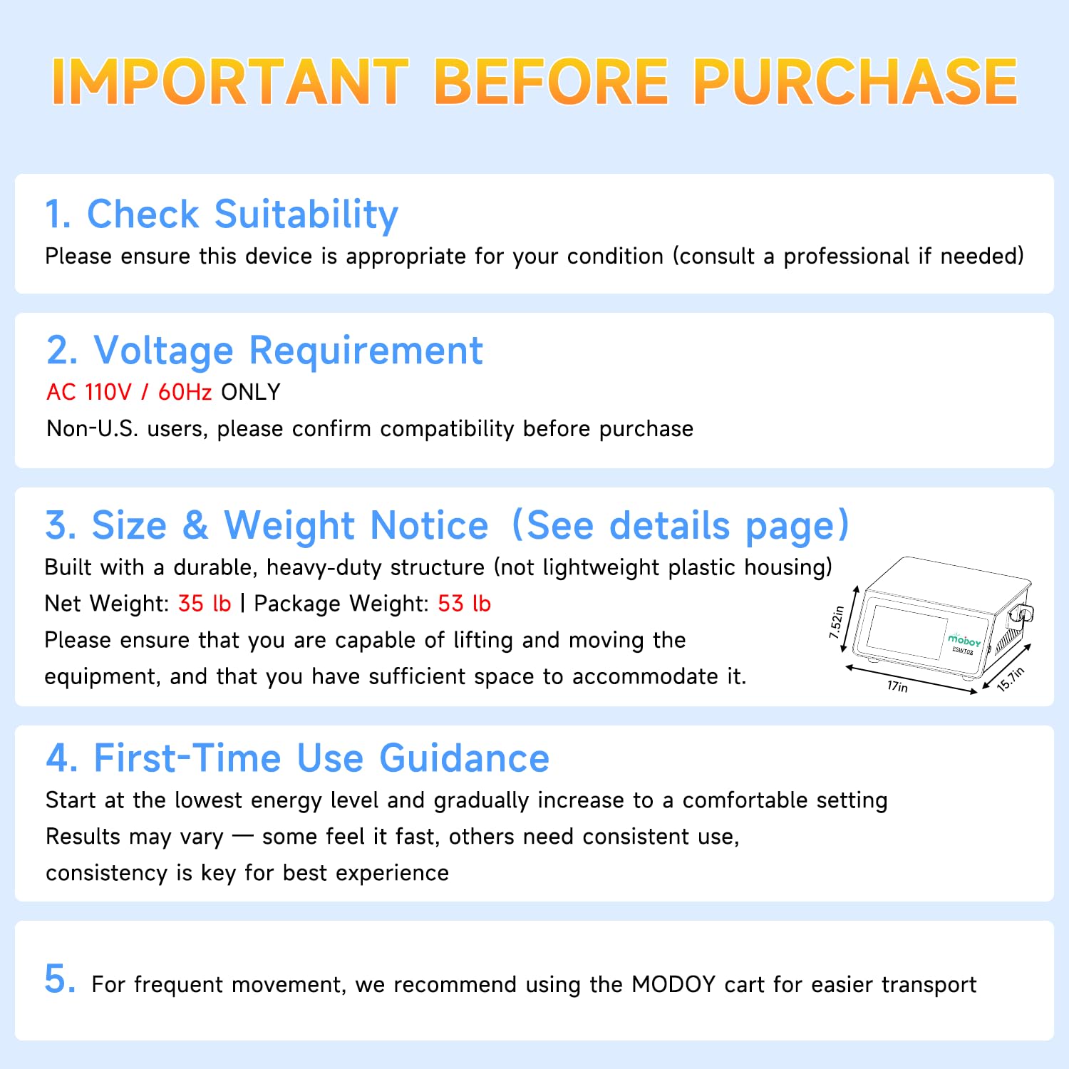 Shockwave Therapy Machine, FSA&HSA Shock Wave Therapy Device, ESWT02 — Amazon image 6