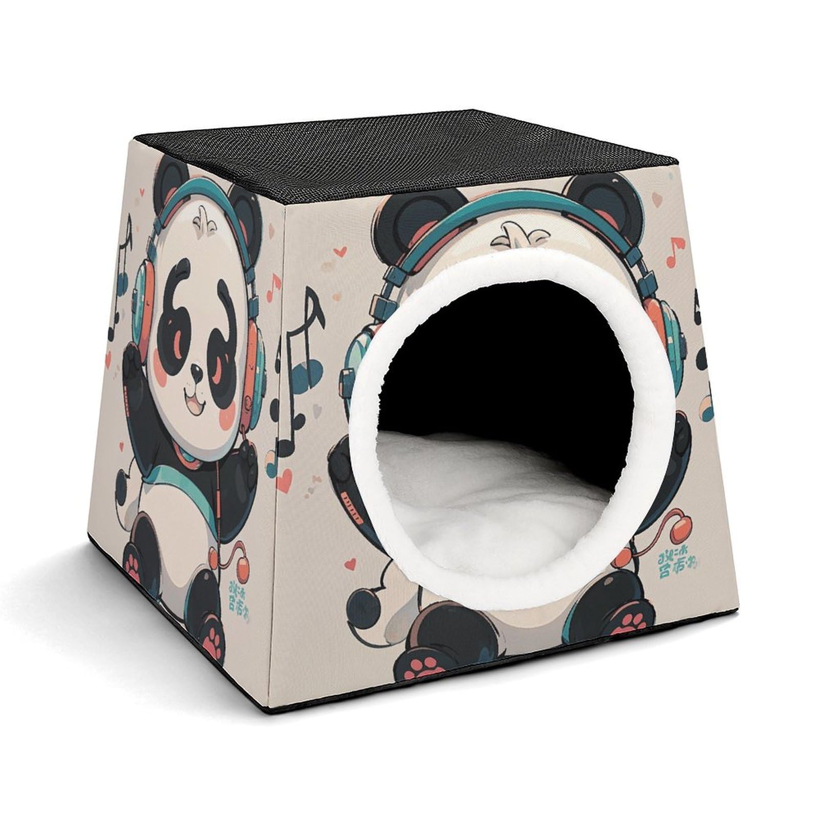 Abri pour animaux domestiques chaud et doux avec nid confortable pour animaux de taille