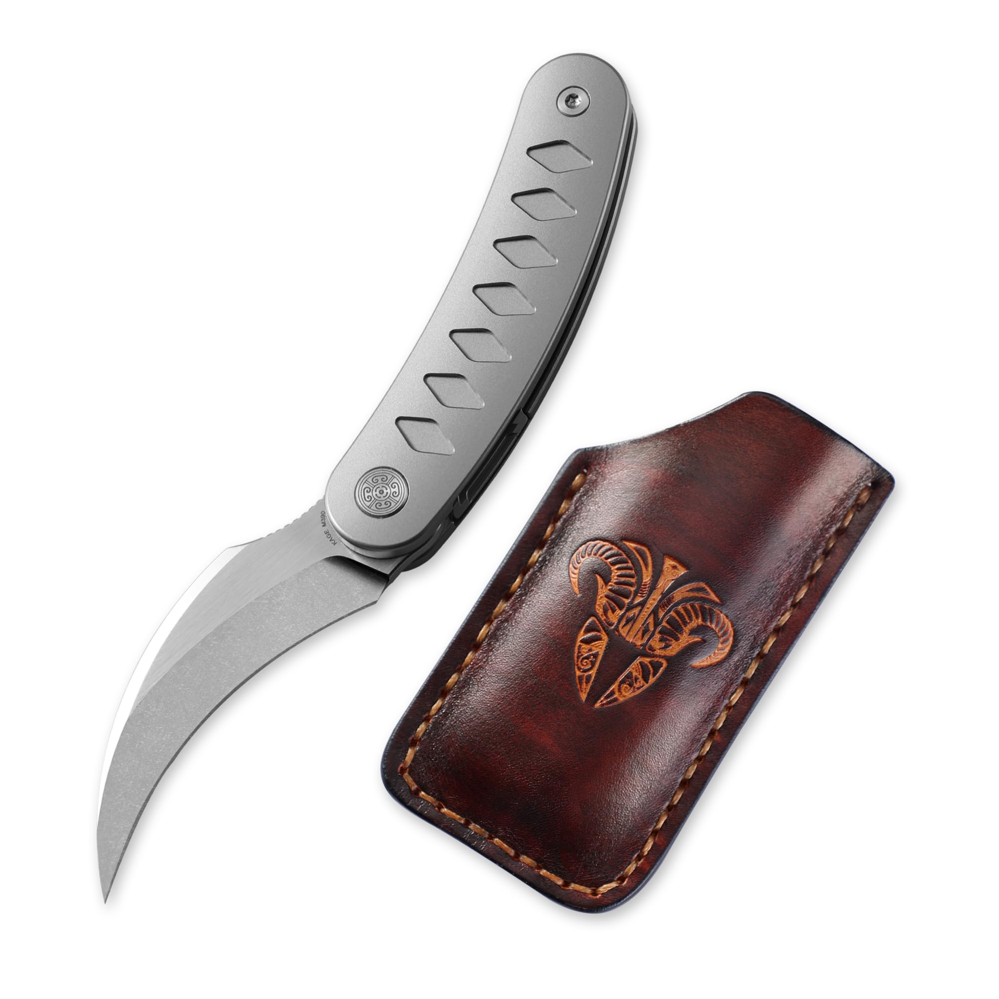 Amazon.com : Cavol Kage Front Flipper Knife,M390 Stonewashed