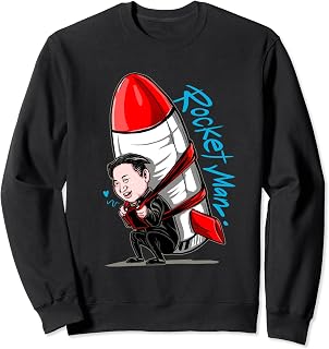 Funny "RocketMan" Kim Jong Un North Korea Donald Trump Sweatshirt