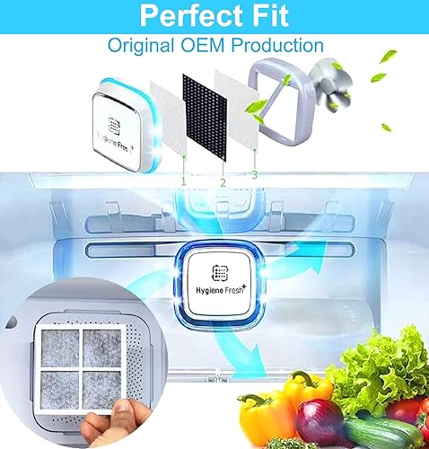 Miniatura 2 de Filtro de aire para refrigerador LG de repuesto para LG LT120F, ADQ73214402, ADQ73214403, ADQ73214404, ADQ73334008, LMXS30776S y para Kenmore Elite