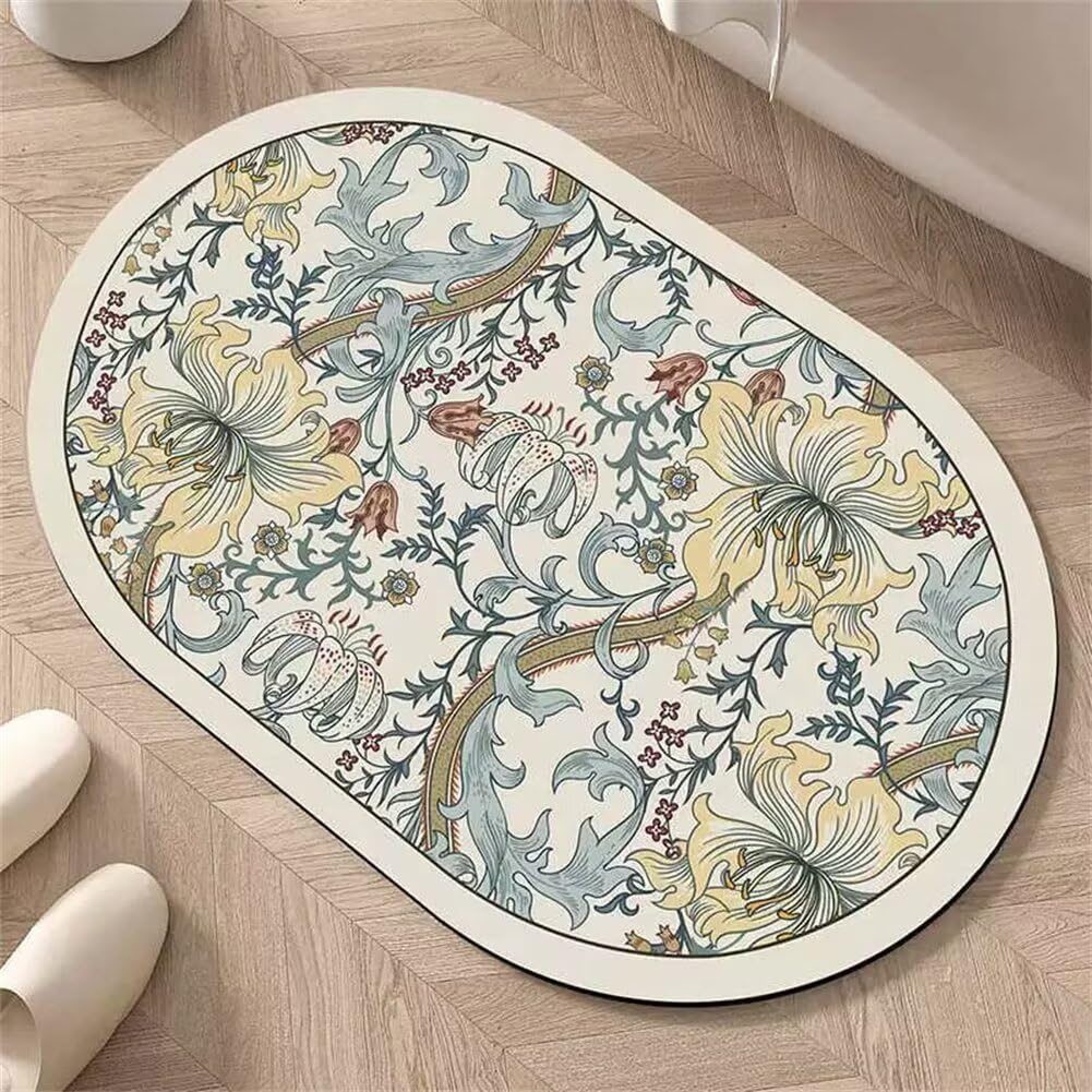 Tapis de douche super absorbant pour sécuriser la sortie du bain et l'évier de cuisine