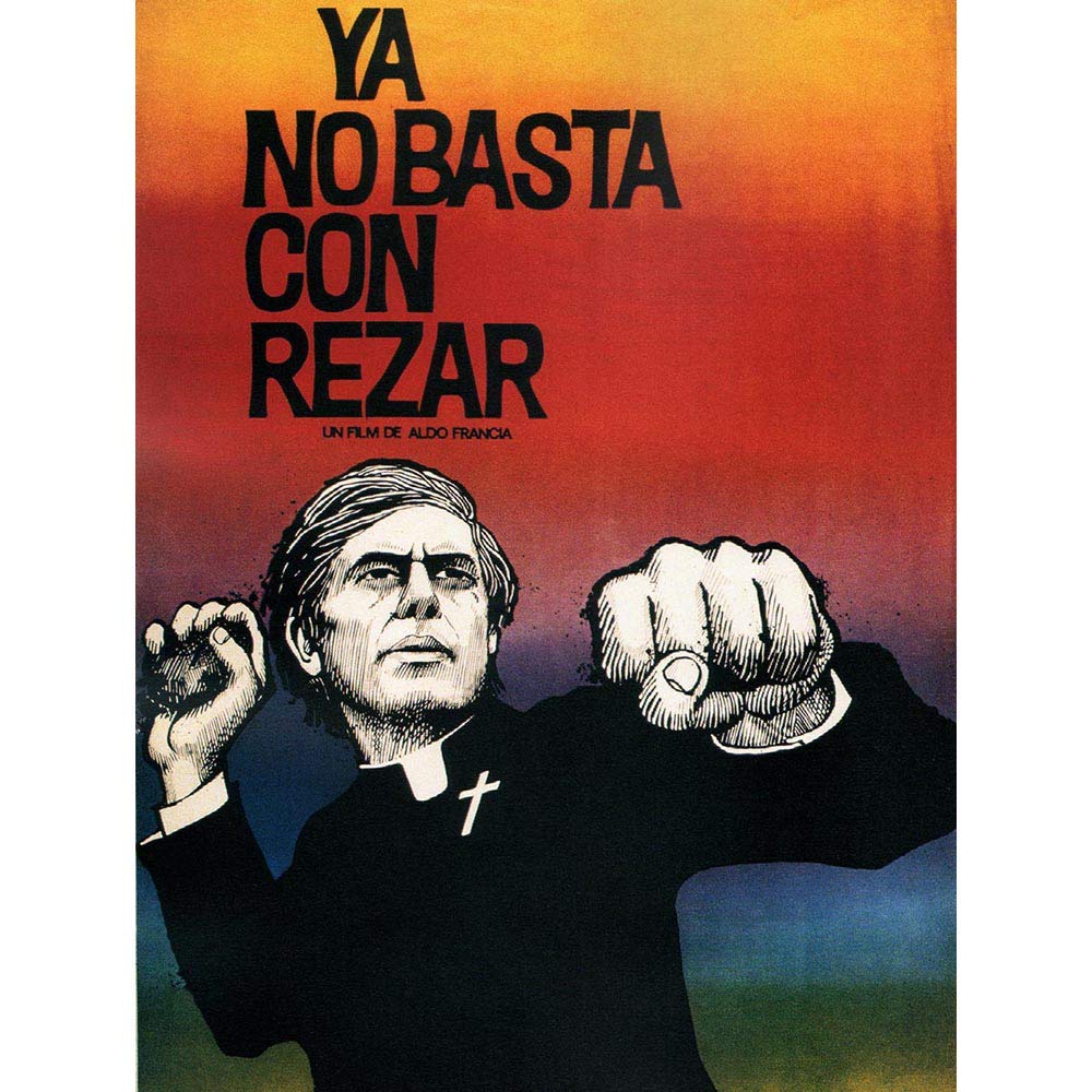 Wee Blue Coo Political Liberation Theology Priest Struggle Chile Art Print Poster Wall Decor 12X16 Inch