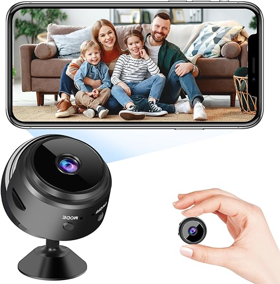 RANBENKY Mini Hidden Camera Wireless Small Camera Full HD 1080P Night