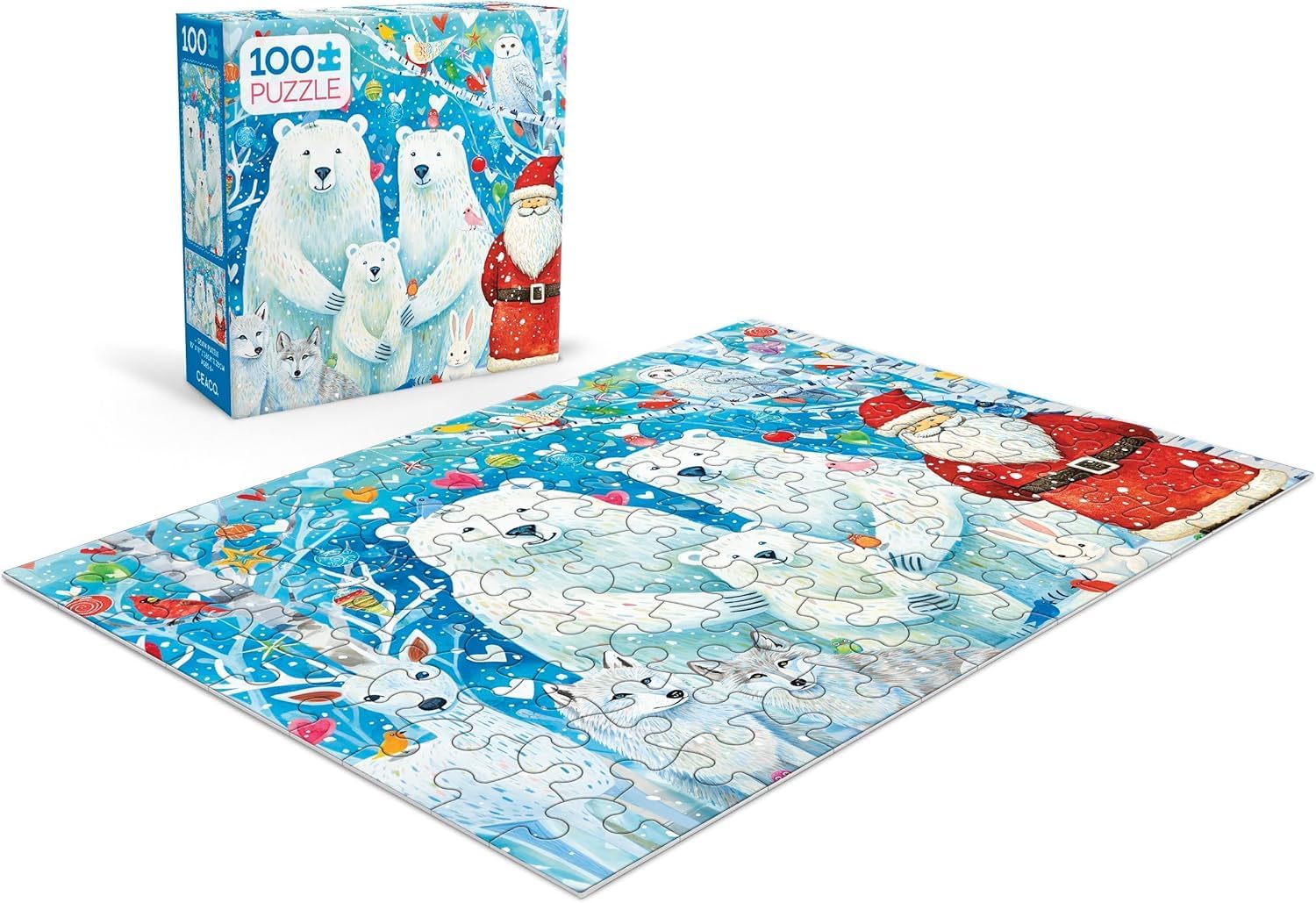 Ceaco - Holiday - Polar Portrait - 100 Piece Jigsaw Puzzle