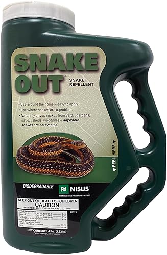 Nisus Snake Out - Repelente de serpientes 779135, transparente, 4 libras
