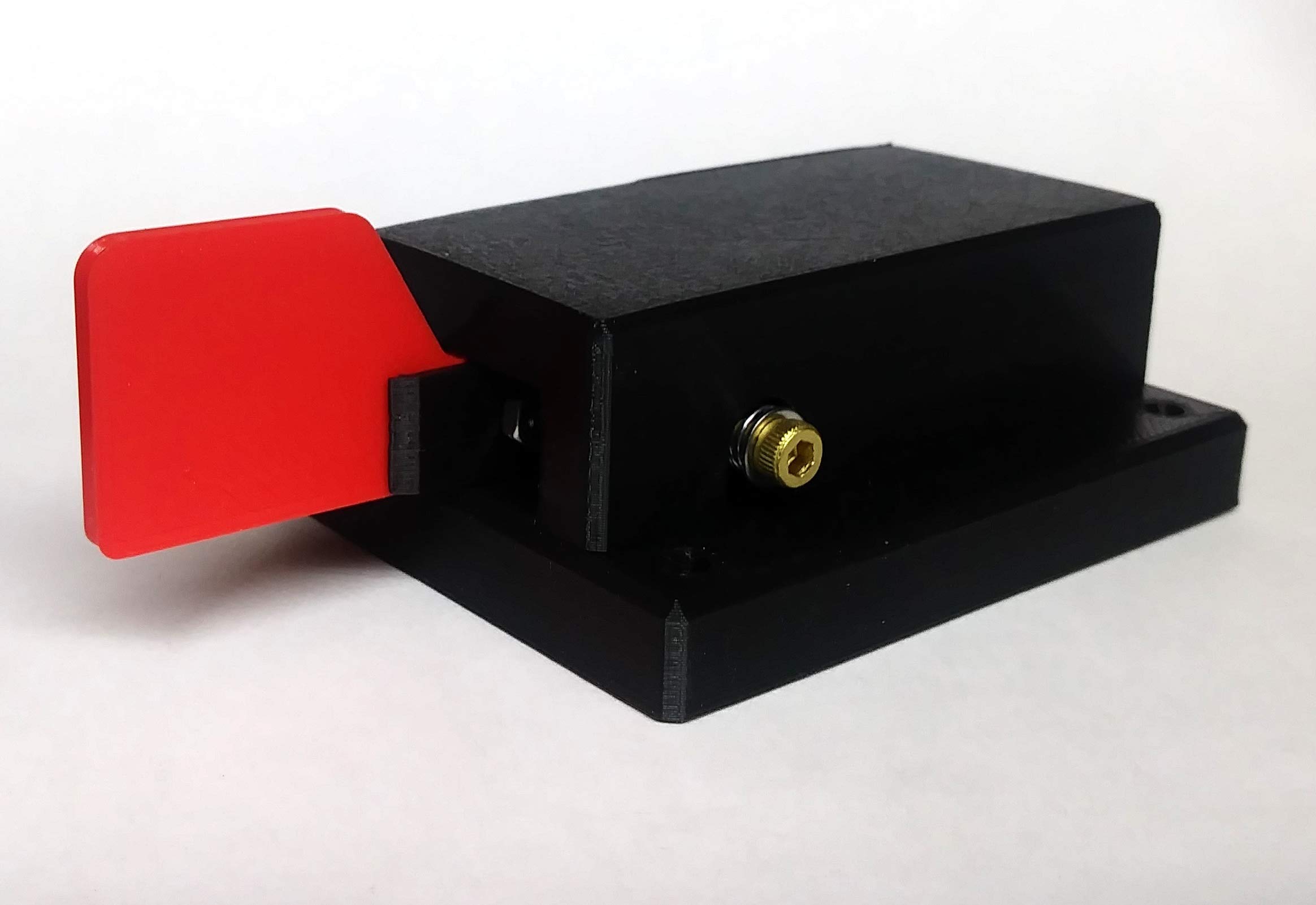 CW Morse Code Keys Lightweight Single Paddle Morse Code Key - Black and Red