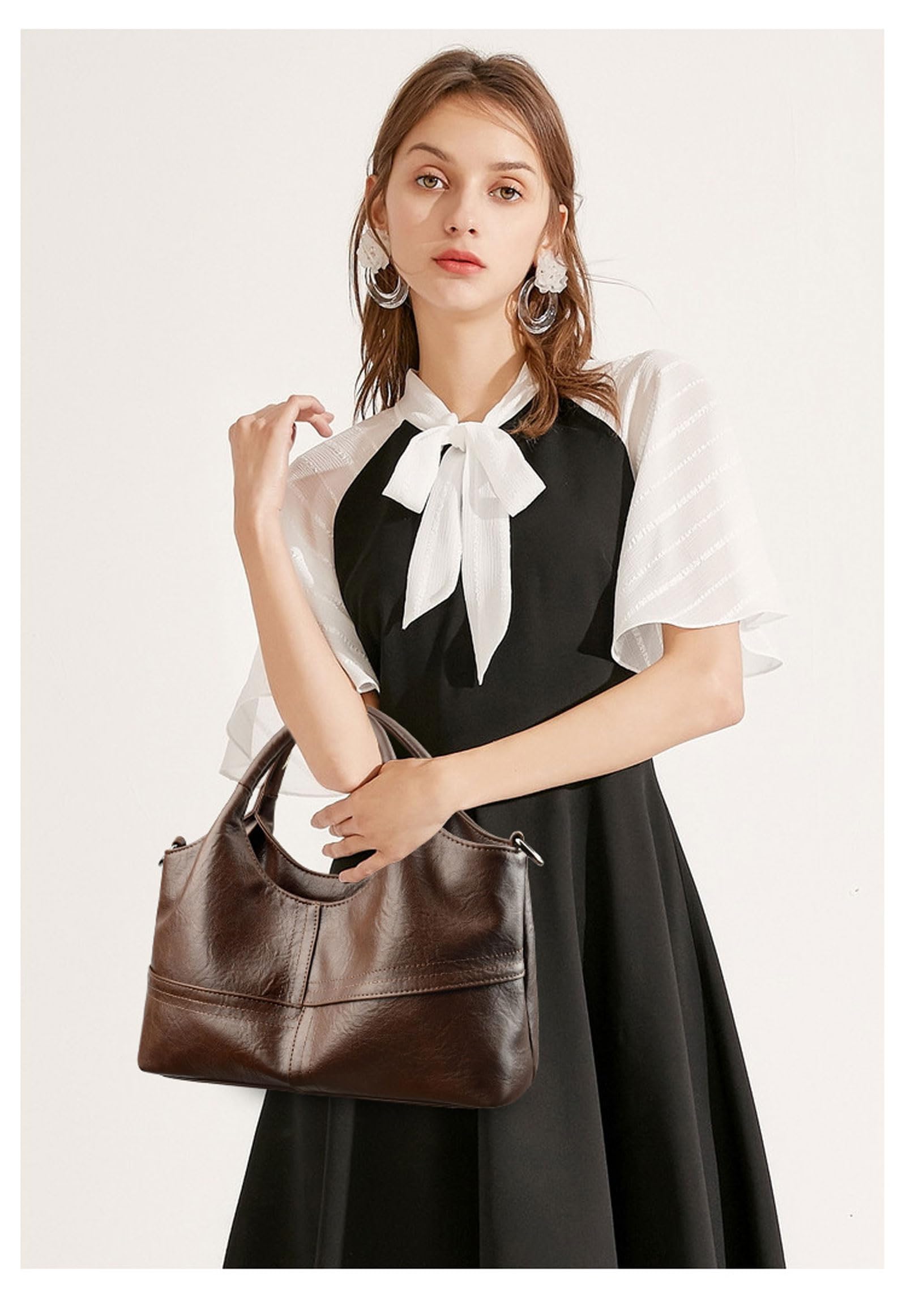 BUKESIYI Donna Borse a Tracoll Borsa a Mano Elegante Borse a Spalla 2026 PU Pelle IT77379