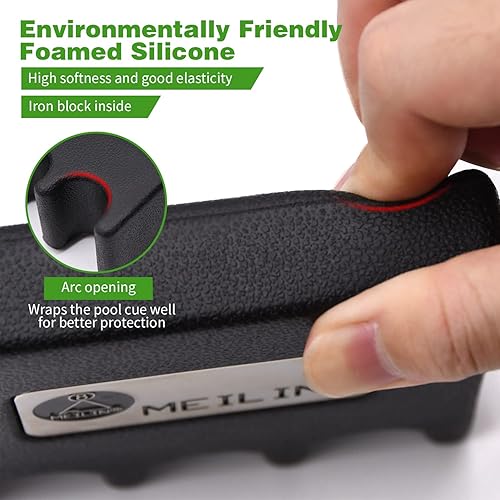 Miniatura 4 de Soporte para tacos de billar, soporte portátil para 4 tacos de mesa, soporte para tacos de billar pesado y duradero, soporte mini para tacos de