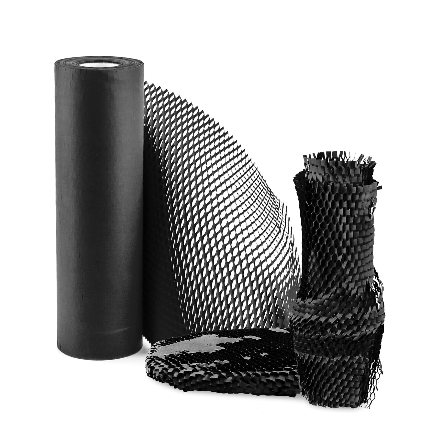 Box Brother Black Honeycomb Paper Wrap Roll – Premium Eco-Friendly Cushioning Packing Paper for Fragile Items, Shipping, Gifts & Bottles | Recyclable Protective Packaging Roll (20 Meters)-image-6