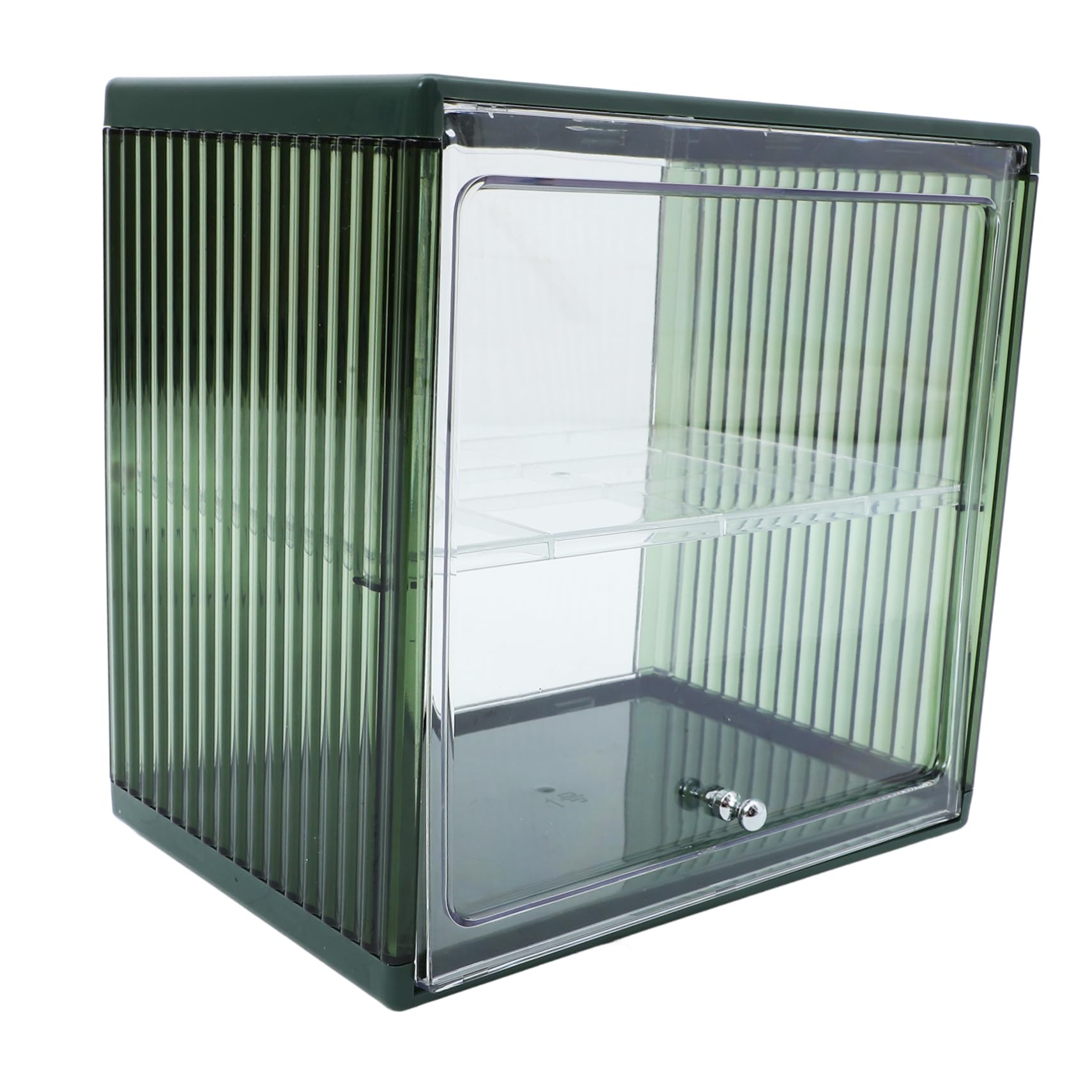 MAGICLULU Caja de Pan Gran Capacidad y Fácil de Limpiar de Plástico Estructura de Doble Capa de Pan para Encimera para Almacenamiento Doméstico