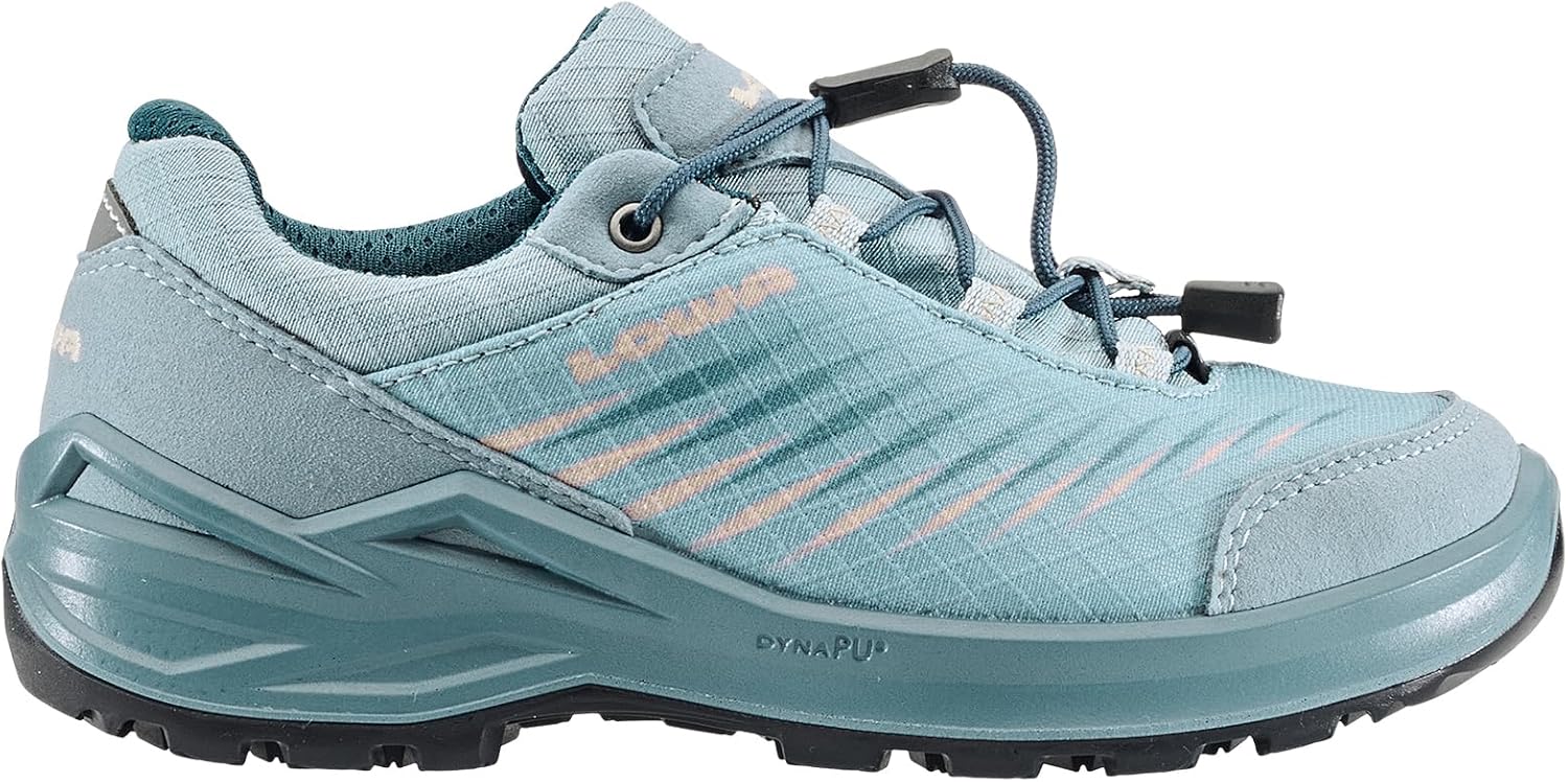 LOWA ZIRROX II GTX LO JR Low Shoe, Ice Blue Petrol, 7.5 Little Kid