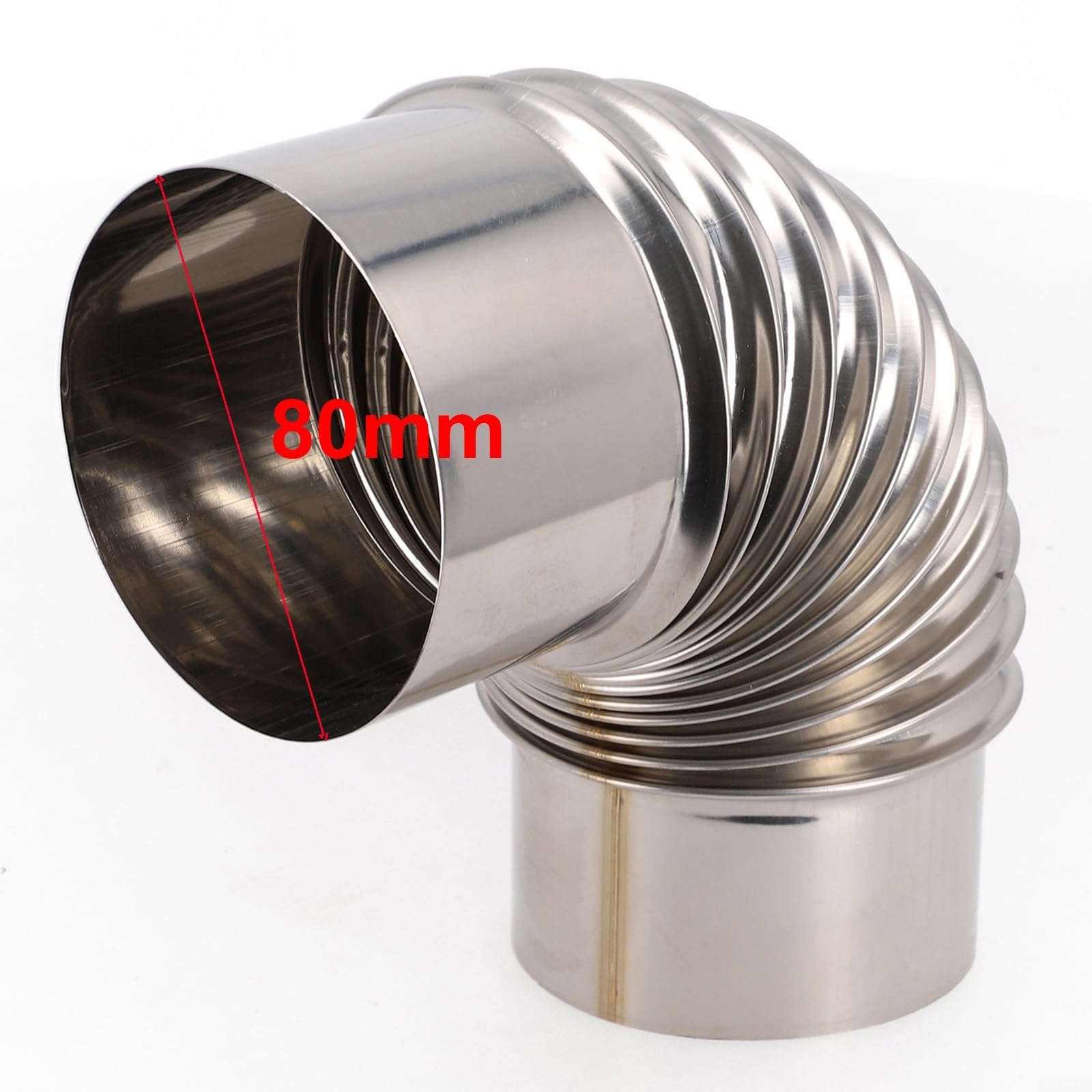 Gomito In Acciaio Inox AISI 304 Da 90° Per Tubazioni - Leroy
