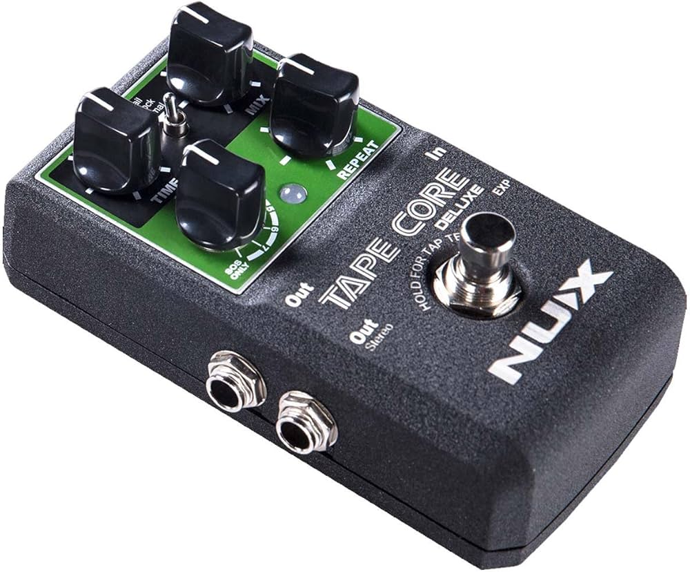 NUX | Tape Core Deluxe Tape Echo Effects Pedal, TAPECDLX : Amazon