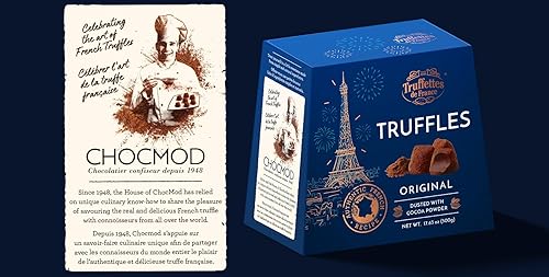 Miniatura 5 de Chocmod Truffettes de France - Trufas naturales lisas cajas de 3527oz paquete de 2