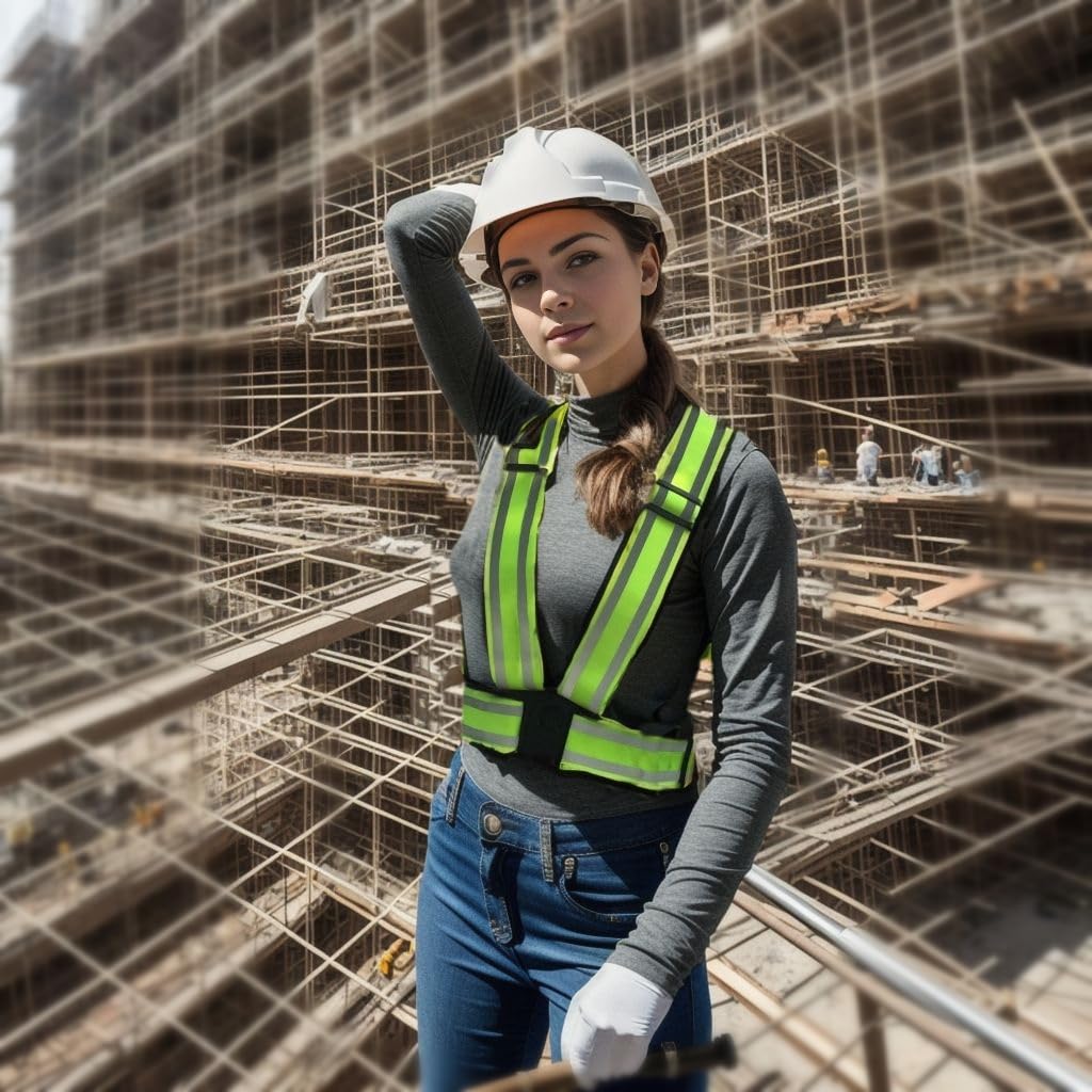 Chaleco de seguridad de alta visibilidad, equipo reflectante para correr, caminar, ciclismo, construcción, motocicleta, hombres, mujeres