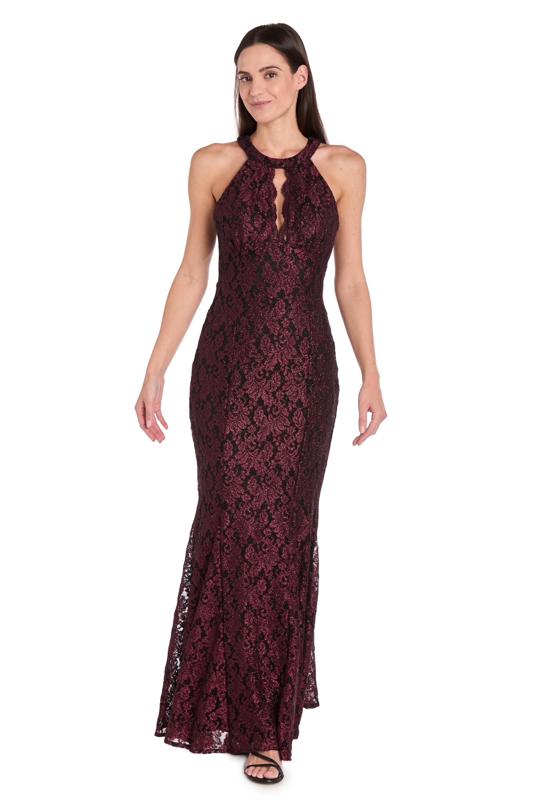 NIGHTWAY Women's Scallop Romance Gown