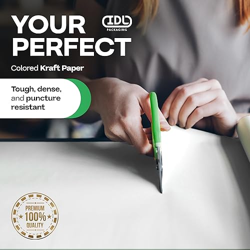 Vista 66 de Rollo de papel kraft marrón de 24 x 2160 pulgadas (180 pies), paquete de 4 – Papel de embalaje marrón hecho en Estados Unidos de 30 libras de grosor