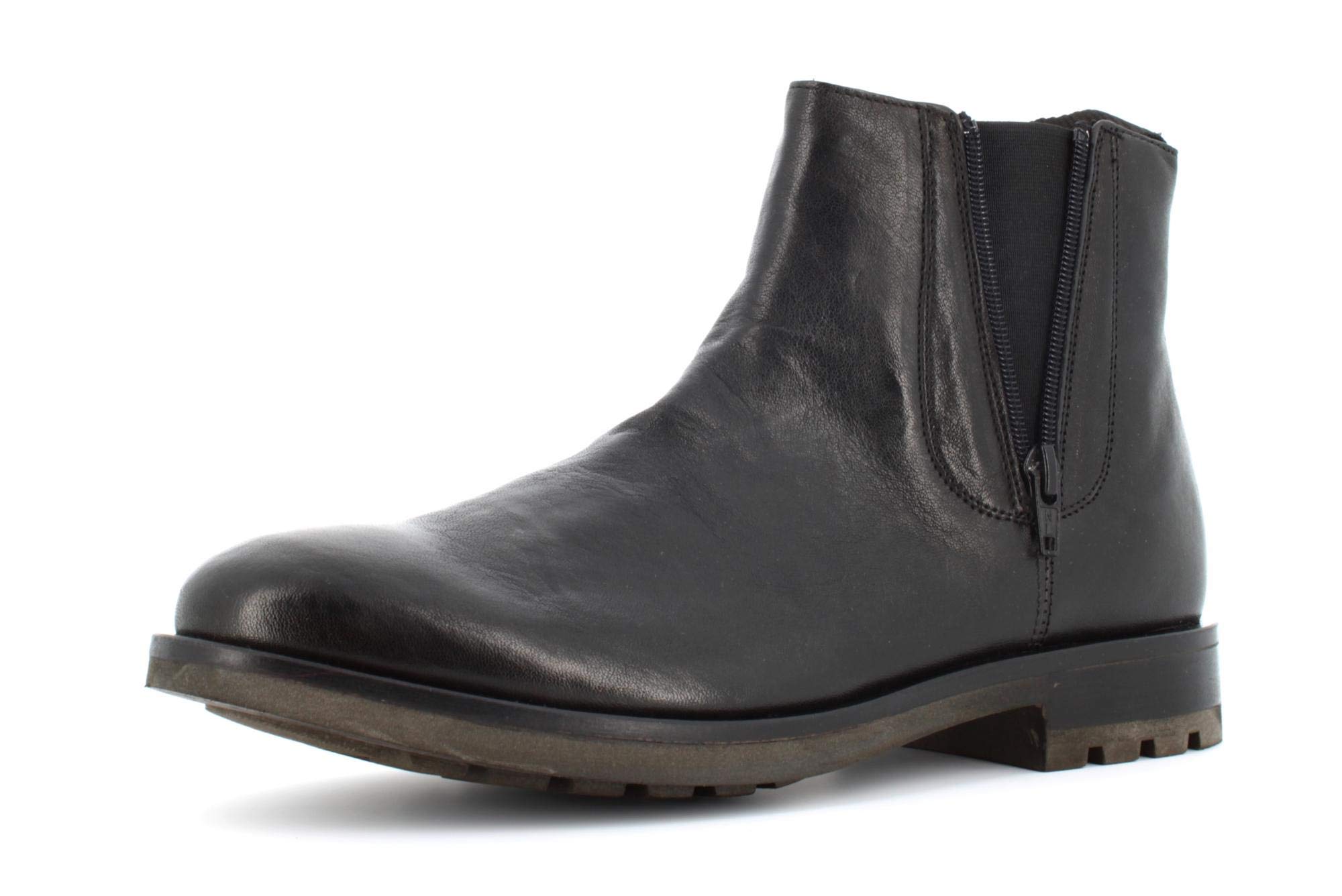 Man Shoes Ankle Boots 20978-O-VA4 Oyster Size 40 Black