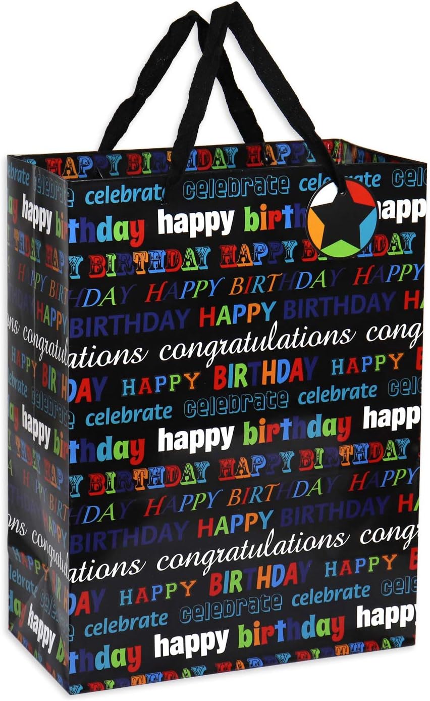 12 Pcs Birthday Gift Bags, Large, Medium and Small Gift Bags Assortment for Boys, Girls, Women, Men (Assorted Sizes) - Image 7