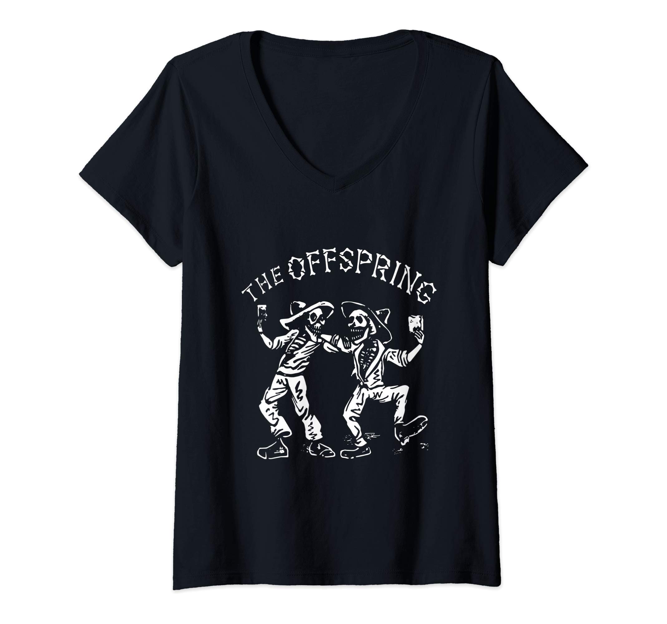 Womens The Offspring Dance FKR Dance Tee V-Neck T-Shirt