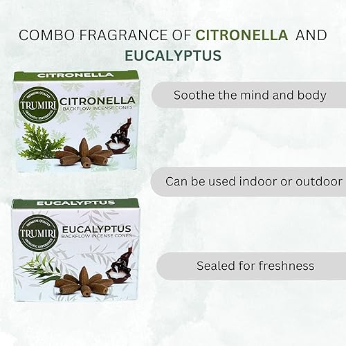 Vista 45 de Paquete combinado de conos de incienso de reflujo – 10 opio + 10 conos de incienso perfumados de cannabis
