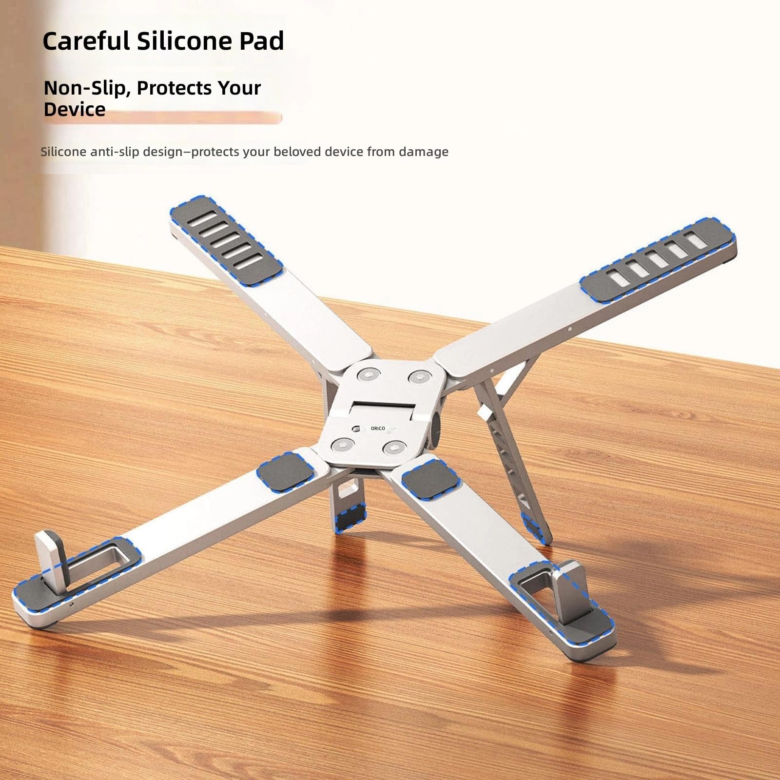 Supporto ergonomico in alluminio per notebook da 17 pollici tablet telefoni portatili in alluminio portatile ascensore portatile
