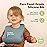 KeaBabies 2-Pack Silicone Baby Bibs for Eating - Sturdy Food-Grade Silicone Bibs for Babies Girl, Boy, Large Food Catcher, Clean & Put On Easily, Waterproof Toddler Feeding Essentials (Alps)