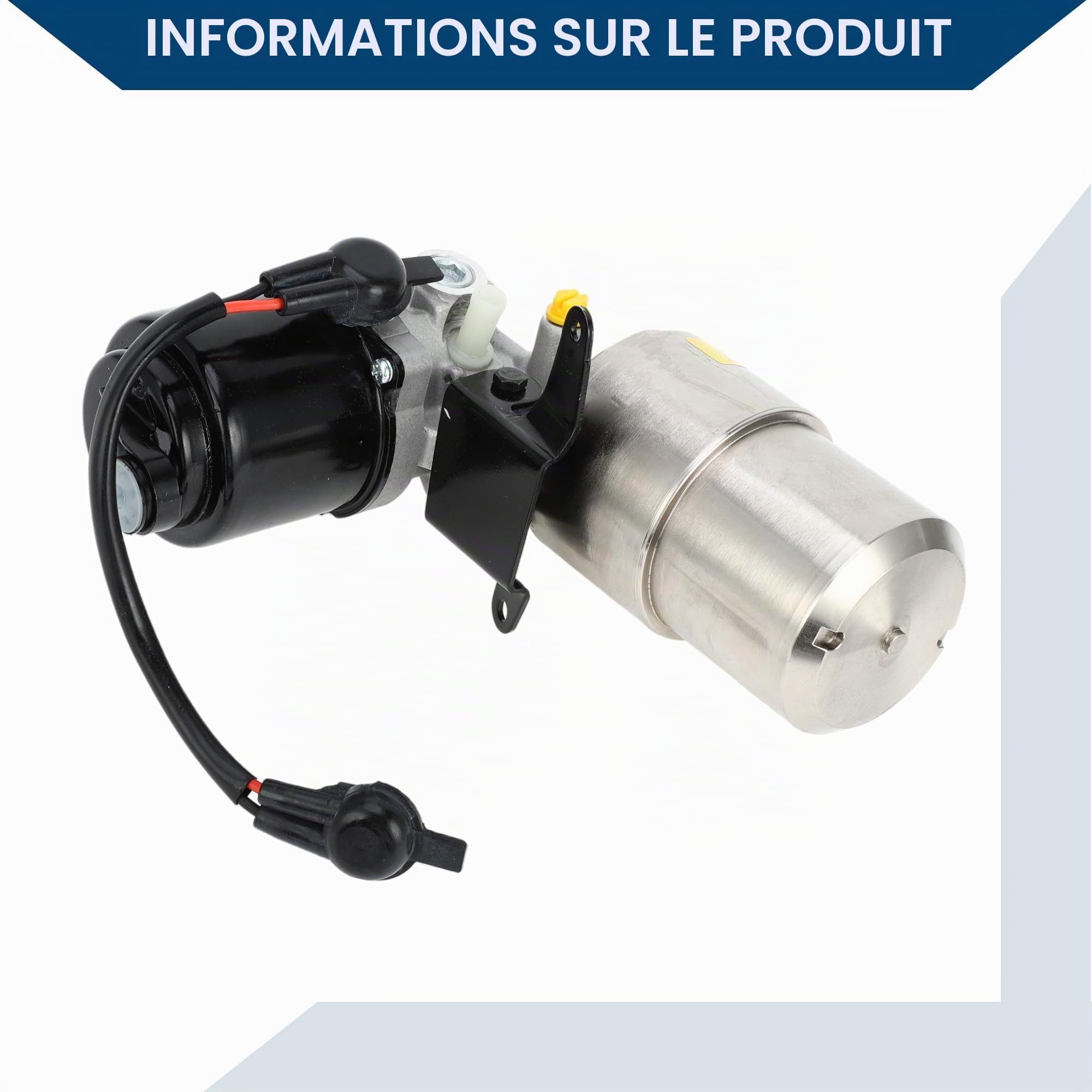 No.MN102843 Pompe de Frein ABS Hydraulique de Renfort pour Mitsubishi Pajero 3 pour Mitsubishi Pajero 4/1 Pièce Noir Argenté