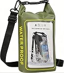 154 Pieces Waterproof First Aid Kit with Waterproof Cell Phone Pouch Roll Top Boat Emergency Kit 2-in-1 Emergency Medical Kit