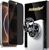2+2 Pack para Xiaomi 17 Ultra Soporte Desbloqueo Privacidad Protector de Vidrio Templado para Pantalla y Protector de Lente de Cámara, Película Anti-Espía Dureza 9H Compatible con Funda para Xiaomi 17 Ultra 5G 1