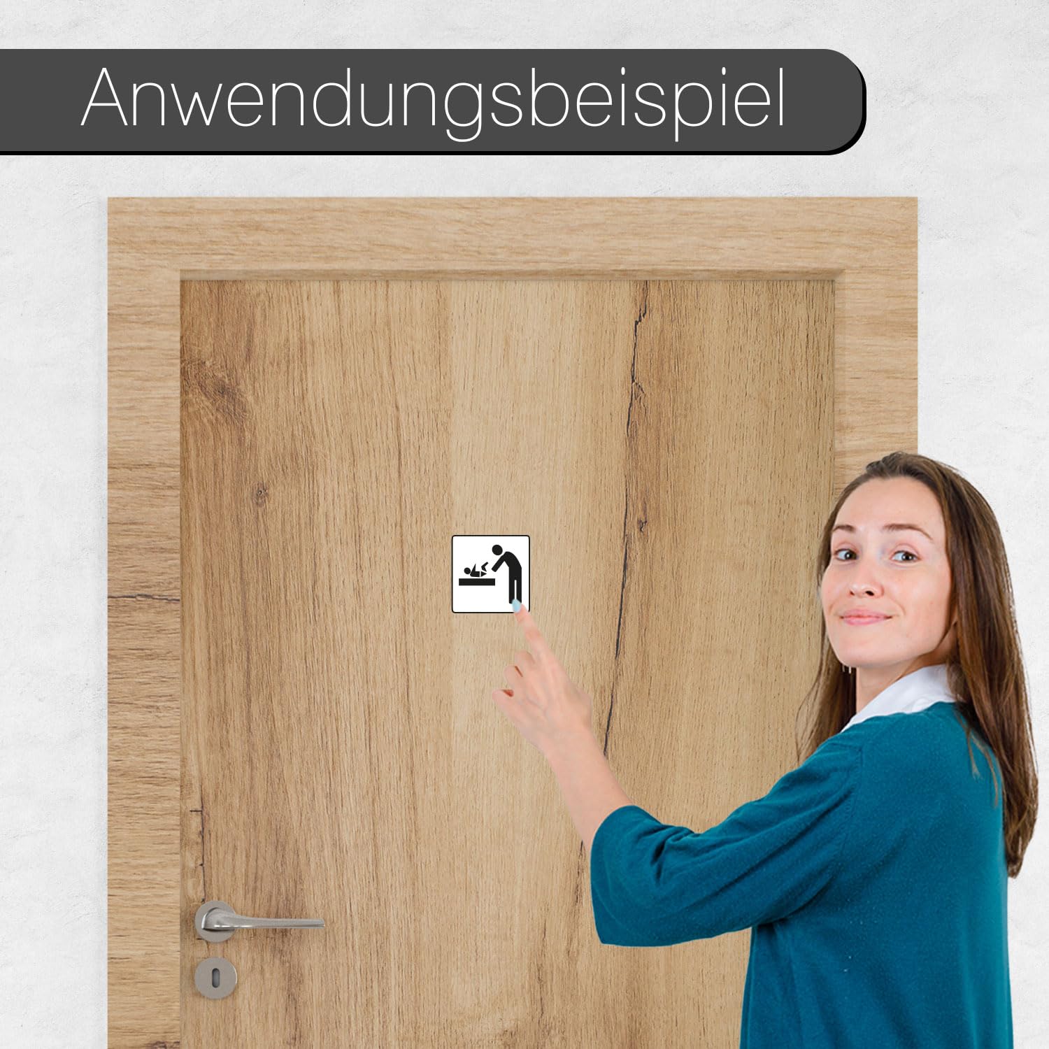 Vinyl-Aufkleber 'Versteckte Behinderung' – 10 Cm, Blau, 2 Stück, Für Auto & Mehr