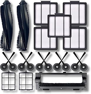 Replacement Parts Compatible for Shark ION Robot R85 RV850 RV761 S86 S87 S88 R71(RV700_N) R72(RV720_N) R75(RV750_N) AV751/752/753 Accessories Sweep/Main Roller Brush Filter Roller Protector