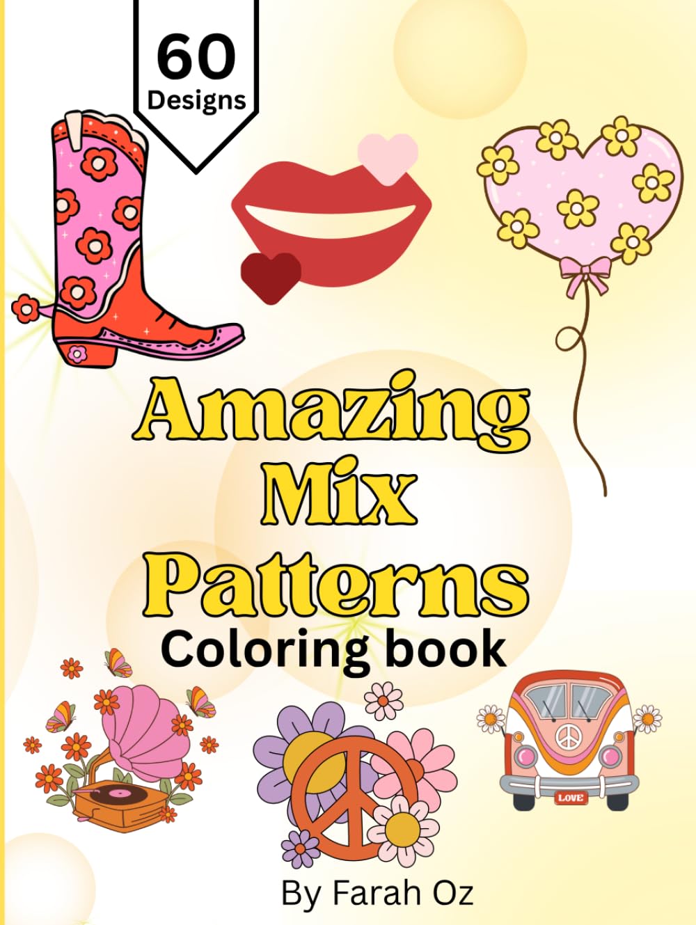 Amazing Mix patterns Coloring Book for all ages: Relaxing coloring book