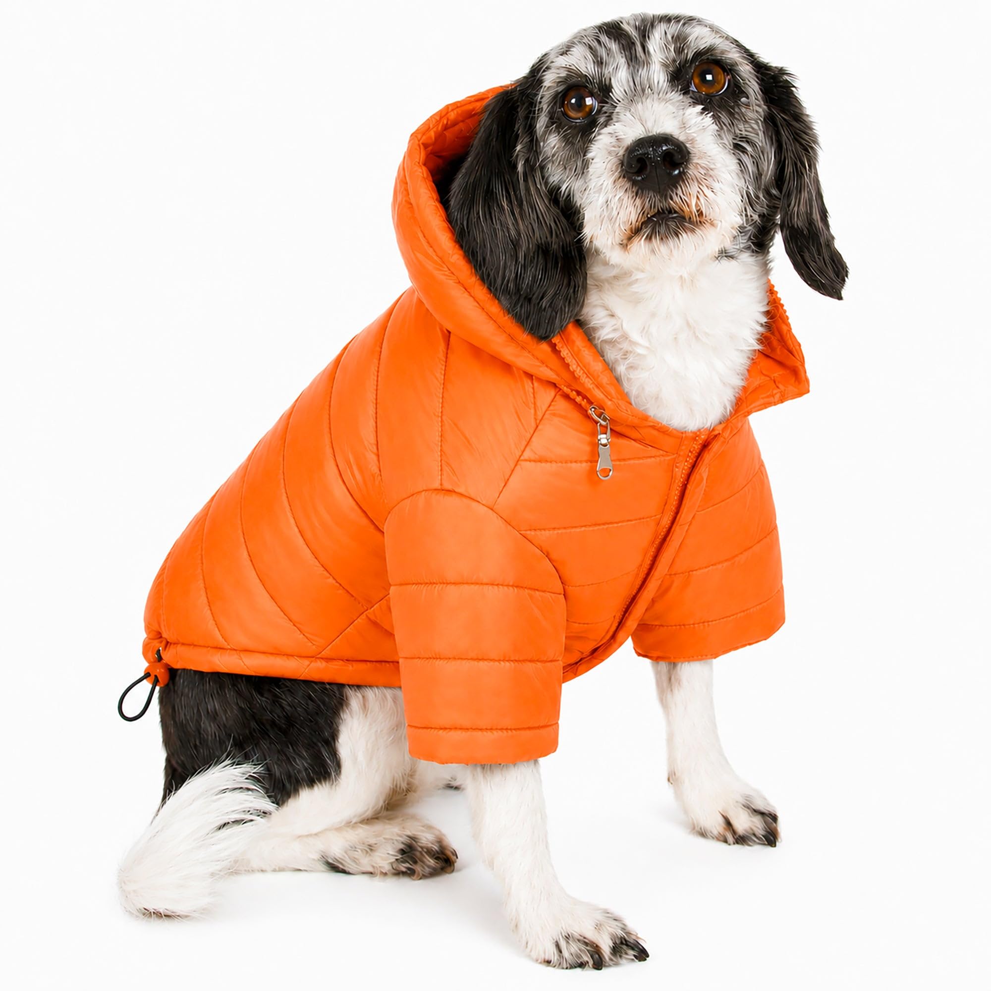 Pet Life Manteau léger réglable pour Animal Domestique Orange Taille L