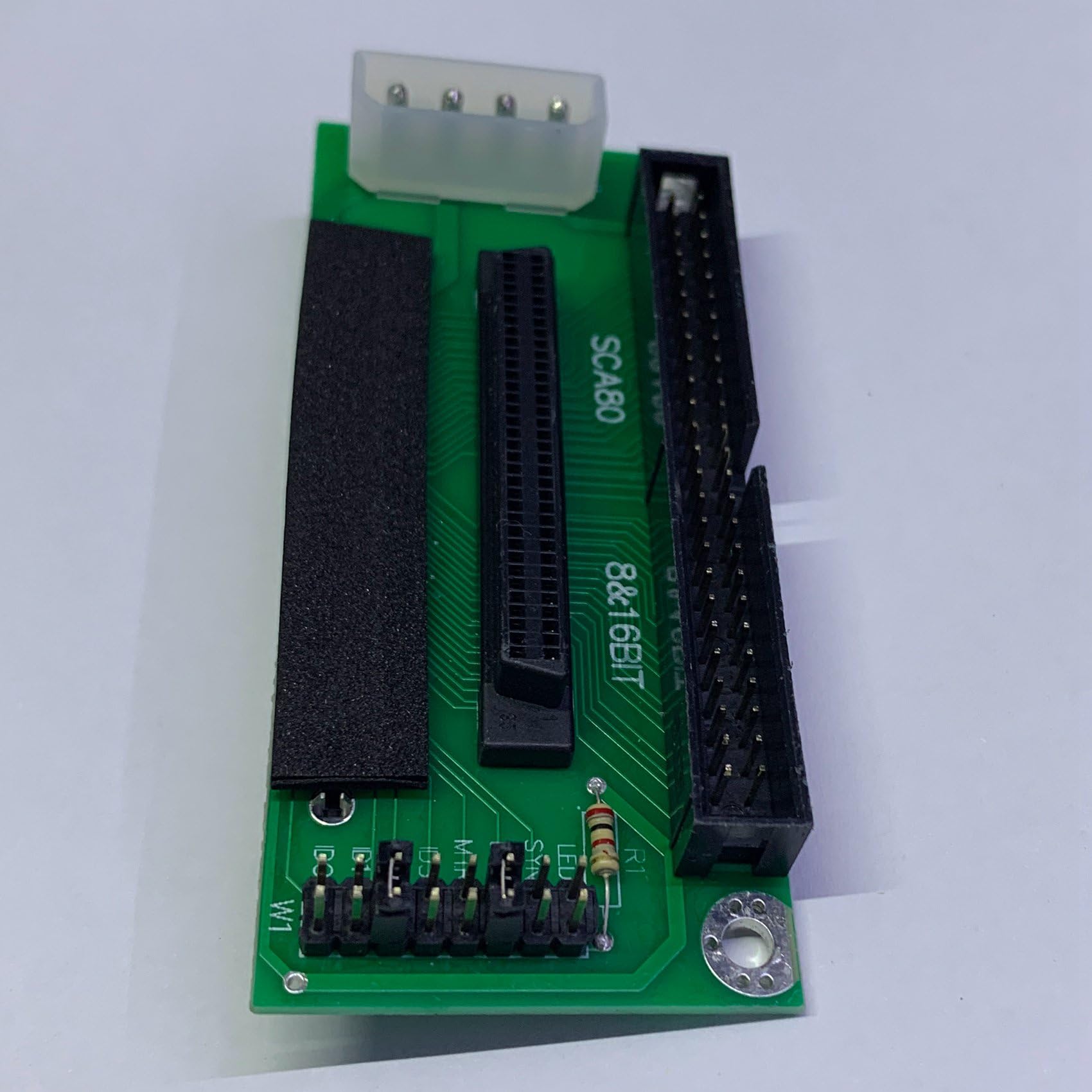 Adaptateur Convertisseur SCSI SCA 80Pin à 68Pin à 50Pin IDE Disque Dur